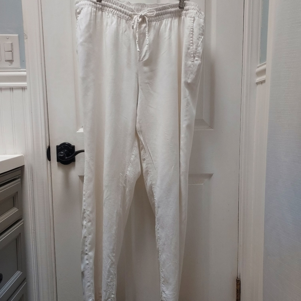 Old Navy Wide leg Linen and Rayon pants.